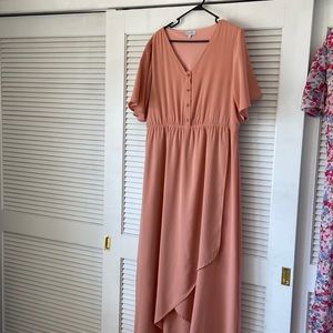 One Loved Babe Windsor Hi-low dress